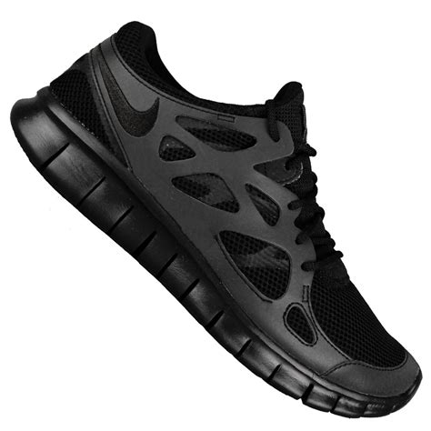 nike free run 2 herren black schwarz